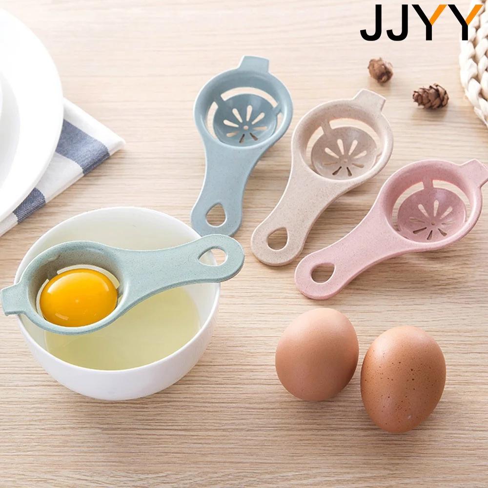 Jjyy cozinha ovo branco diy separador titular peneira engraçado divisor stonego ferramenta de cozinha acessórios de cozimento