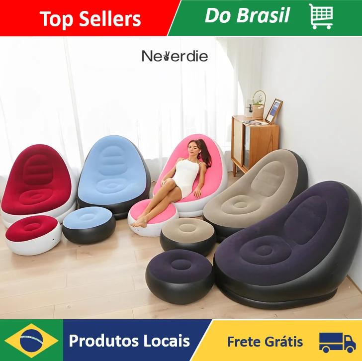 Sofá Poltrona Descanso Portátil Inflável Ultra Lounge - Neverdie Store