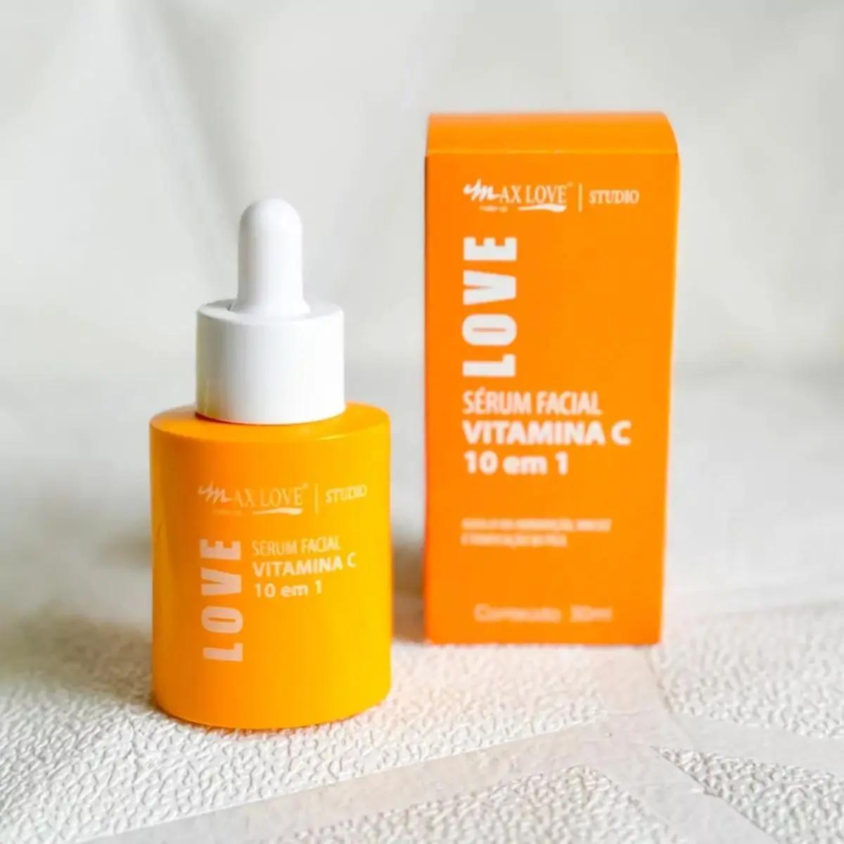 Sérum Facial Vitamina C 10 em 1 - Max Love