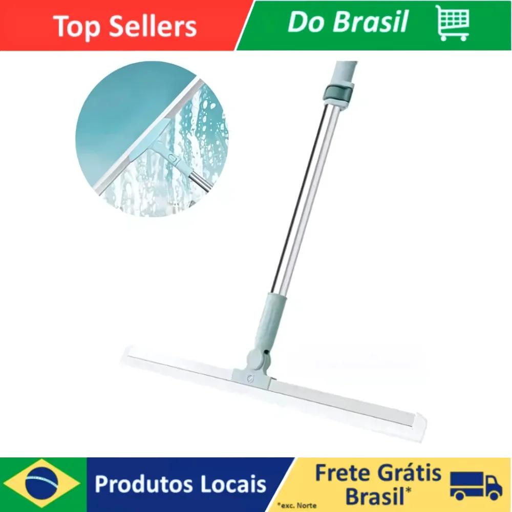 Rodo Mágico de Silicone Multiuso Limpa Pisos Vidros Multifuncional; Vassoura Magica