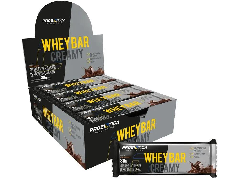 Barra de Proteína Probiótica Whey Bar Creamy