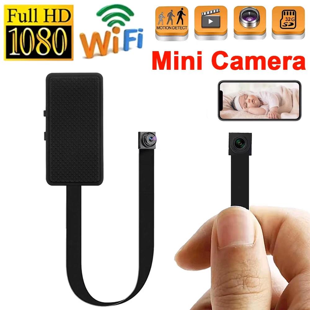 Câmera Mini HD 1080P WiFi DIY Gravador de Vídeo Portátil Micro Camcorder Webcam Sem Fio com Gravação em Loop Suporte para Visualização Remota