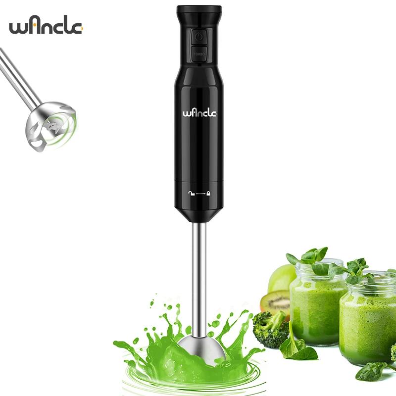 Wancle 600w liquidificador de imersão manual elétrico multifuncional misturador para alimentos para bebê moedor carne vegetal função turbo