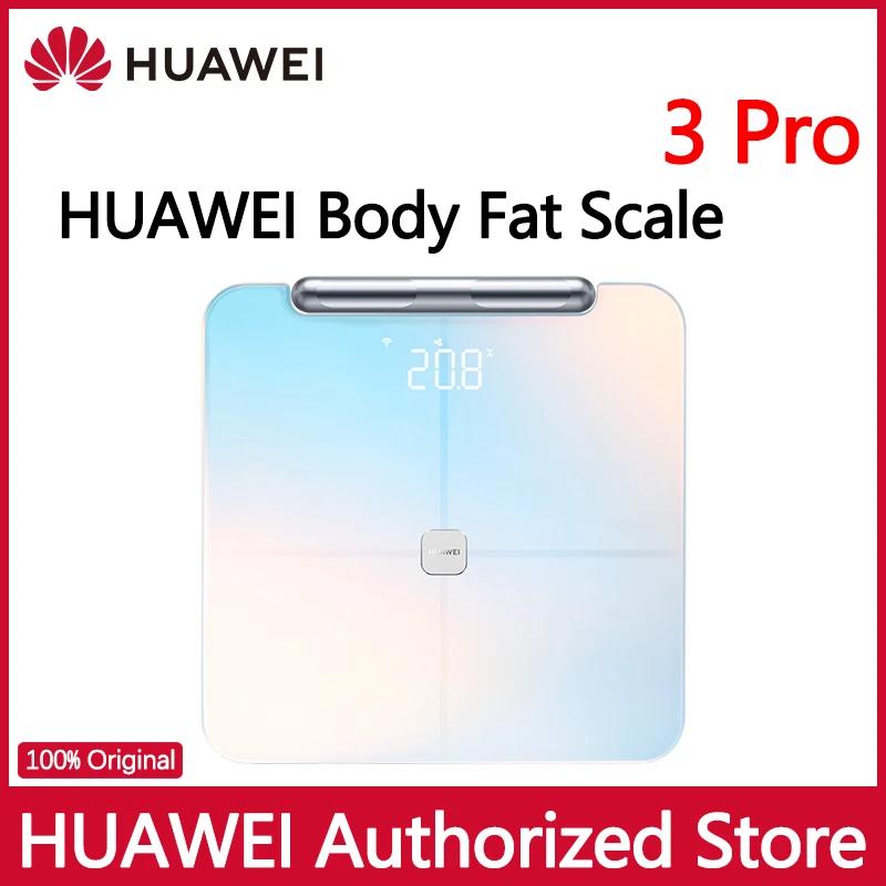 HUAWEI Escala de gordura corporal 3Pro Original Autêntico Wifi Precisão doméstica Inteligente Medição de gordura eletrônica Bluetooth WIFI Connect