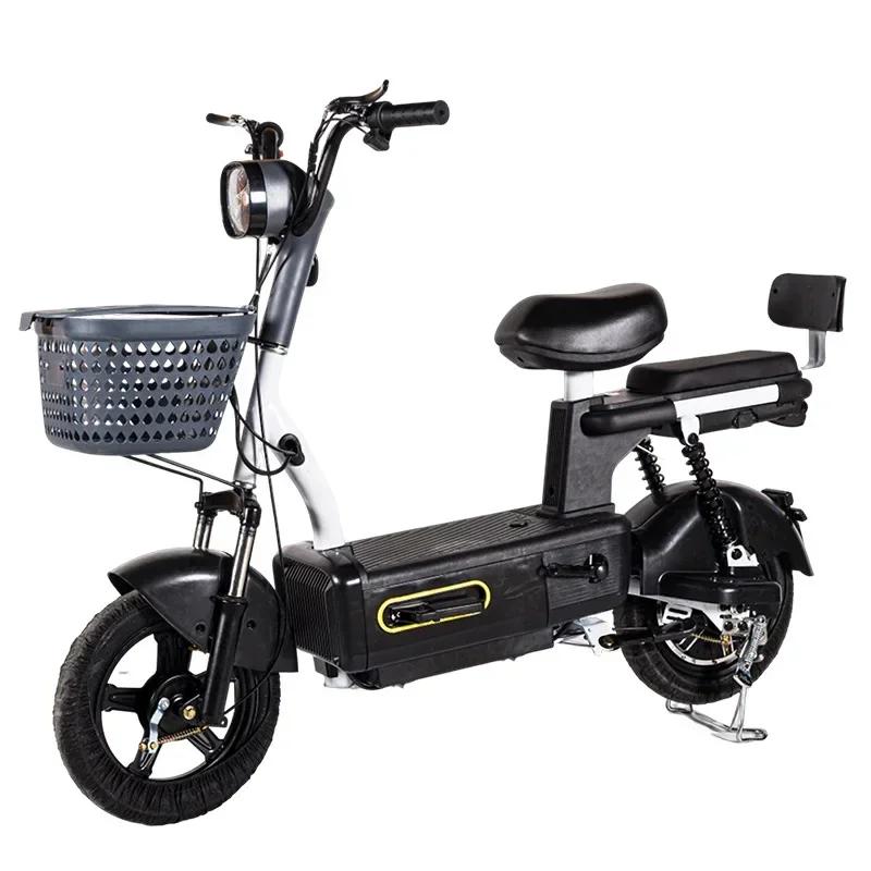 Pequeno viajante bicicleta elétrica adulto scooter de duas rodas masculino feminino