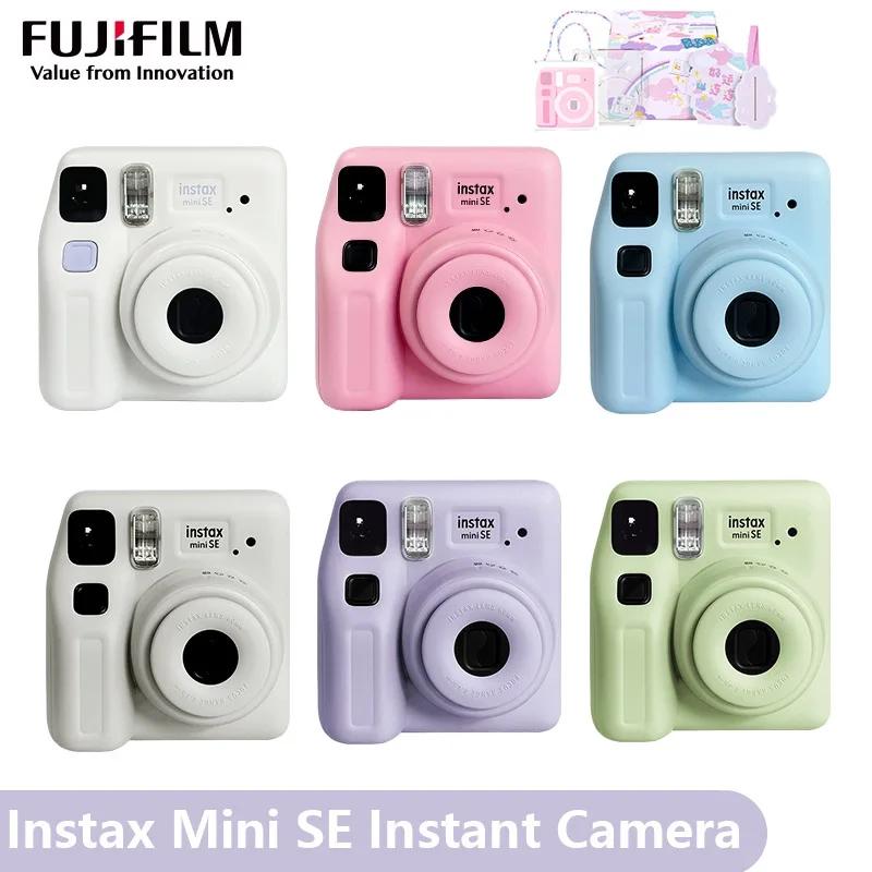 Fujifilm Instax Mini SE Mini 7 + câmera instantânea filme cam com foco automático pulseira de pulso aniversário para menina presente de festival de ano novo como