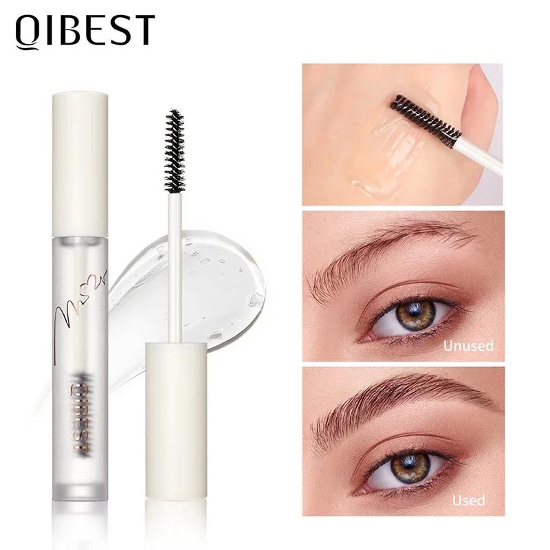 Gel de configuração de sobrancelha à prova d'água, transparente, sobrancelha, cílios, cor fixa, gel de longa duração, maquiagem, cosméticos
