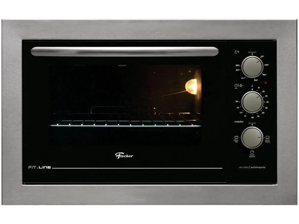 Forno Elétrico de Embutir Fischer 48L Fit Line - 110V