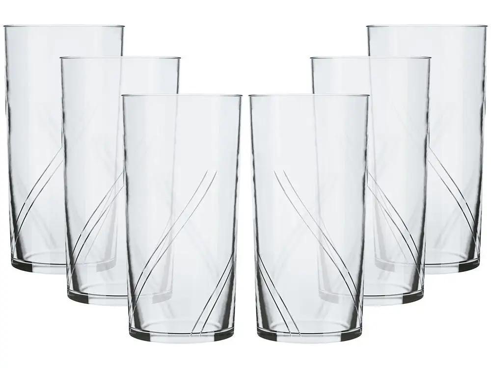 Jogo de Copos de Vidro 300ml 6 Peças Nadir