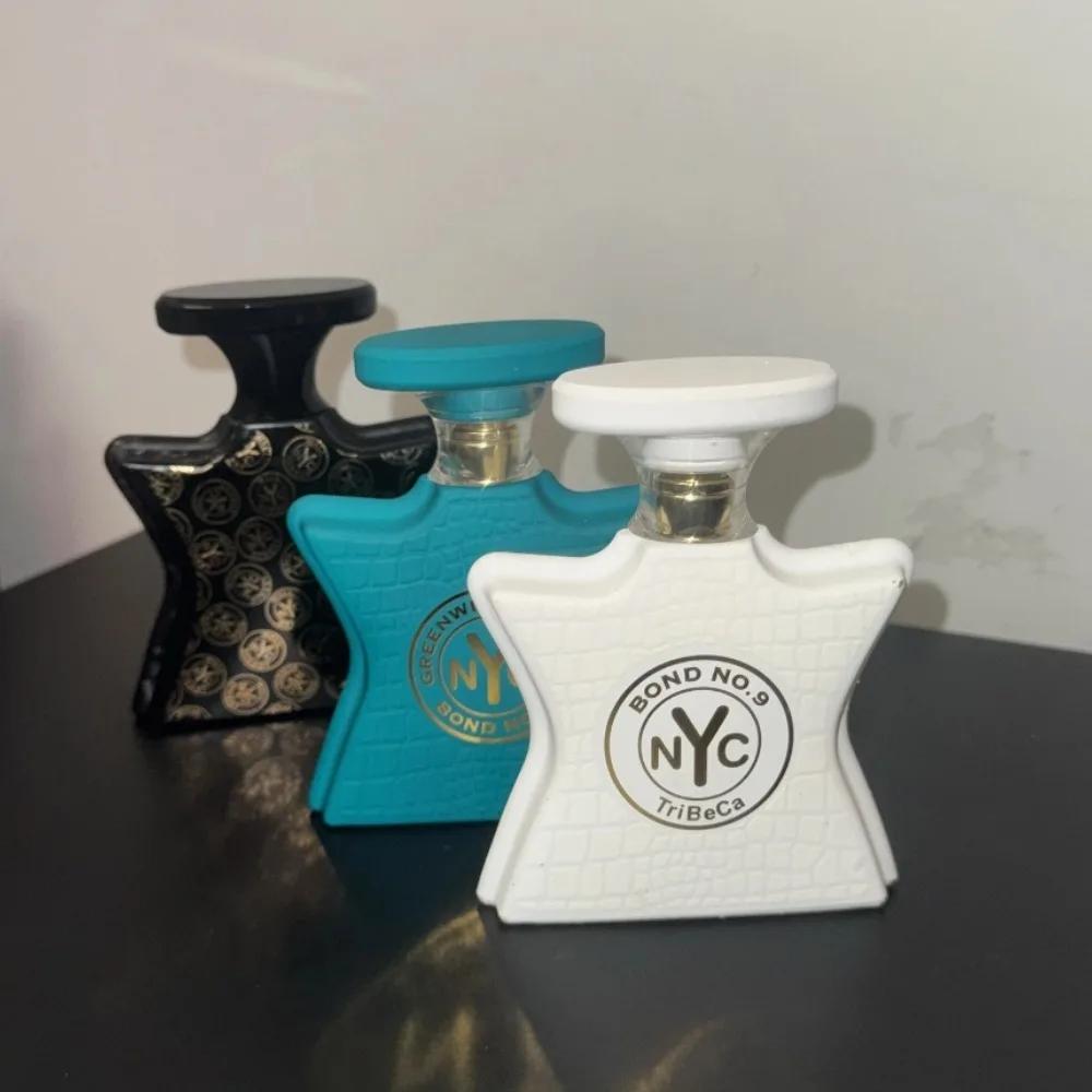 Bond No. Perfume Unissex 9 Greenwich Village, Aroma Floral Oriental de Longa Duração, Eau De Toilette com Padrão de Crocodilo em Forma de Estrela