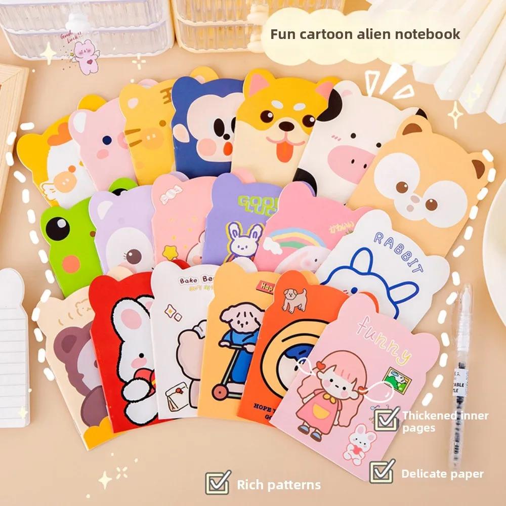 10 pçs mini cadernos bonito animal bolso blocos de notas criativo engraçado forma pequenos blocos de notas para estudantes material escolar presentes