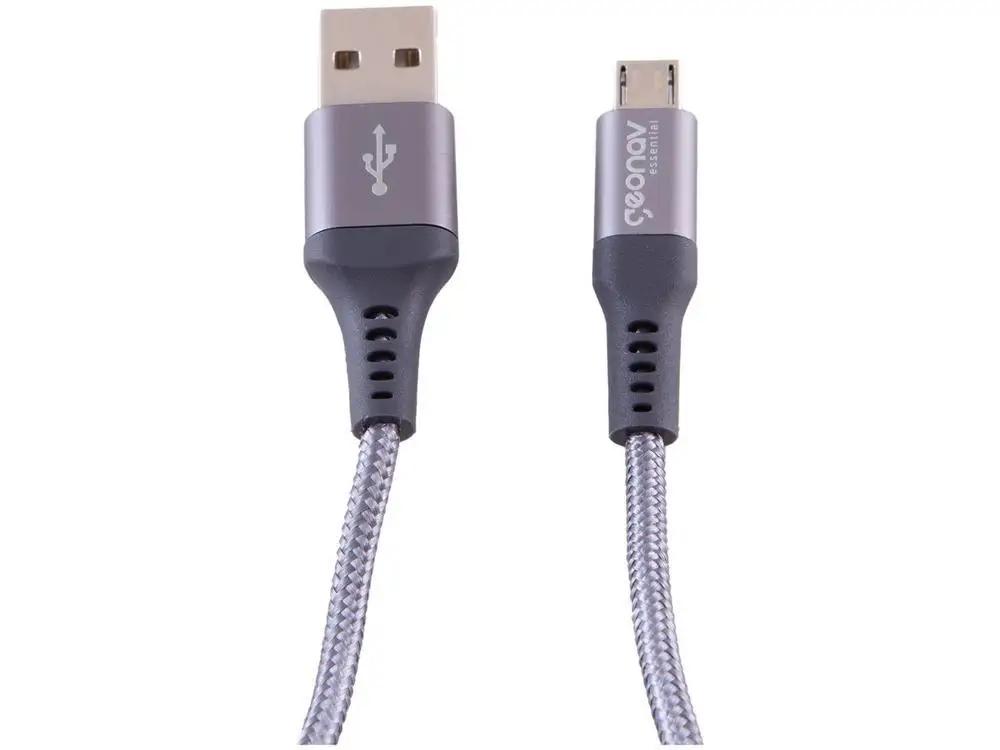 Cabo Micro USB Universal 1m Geonav Essential Espacial