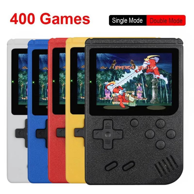 400 em 1 mini jogos jogadores de jogo portátil retro console de vídeo menino 8 bits 3.0 Polegada jogos de tela lcd colorida