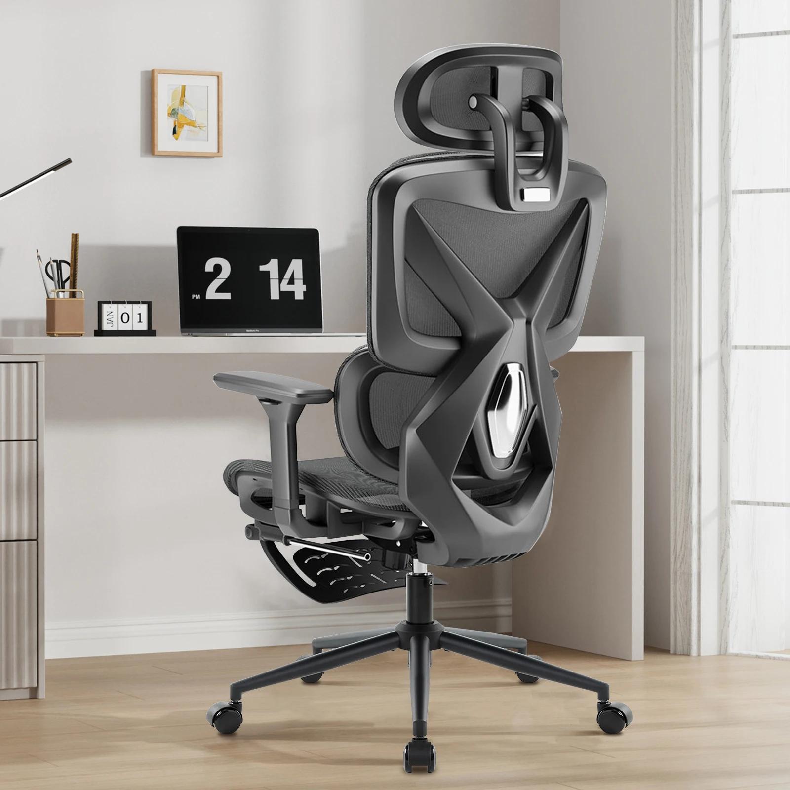 Cadeira ergonômica de escritório Python Fly Premium, cadeira gamer preta, cadeira executiva, cadeira de estudo