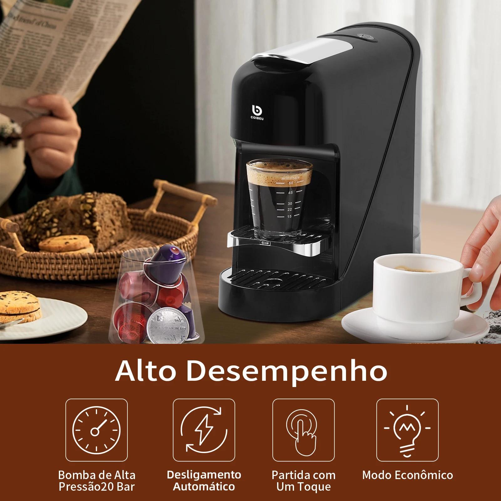 Máquina de Café Espresso CM-CO1 20 Bar - Tanque 900ml, Máquina de Café CM-CO1 20 Bar - Automática， Coibeu, Do Brasil