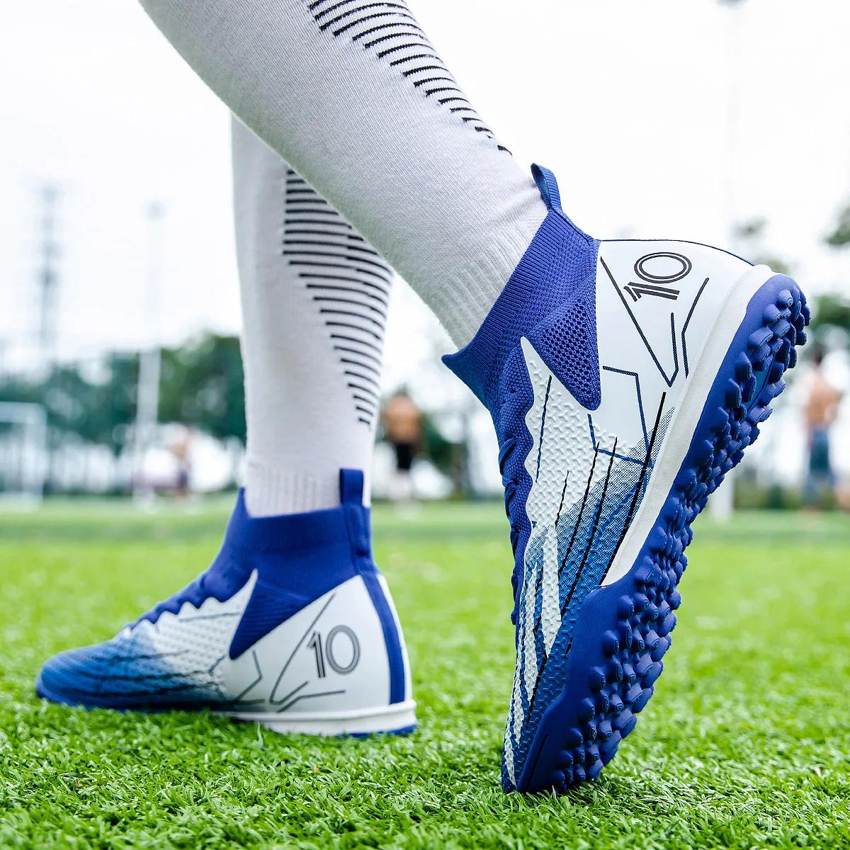 Chuteiras curtas novo nível de competição sapatos de futebol para homens e mulheres universal profissional jogo treinamento sapatos esportivos