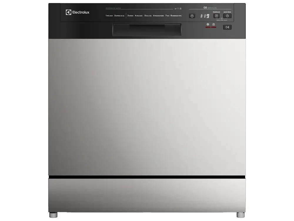 Lava-louças Electrolux 8 Serviços com Função Higienizar LS08E Inox - 220V