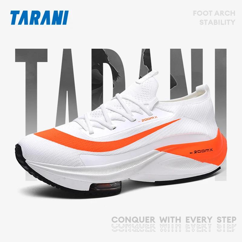 Tênis de corrida masculino com almofada de ar placa de carbono tênis esportivos ao ar livre leve feminino para jogging ginásio treinamento