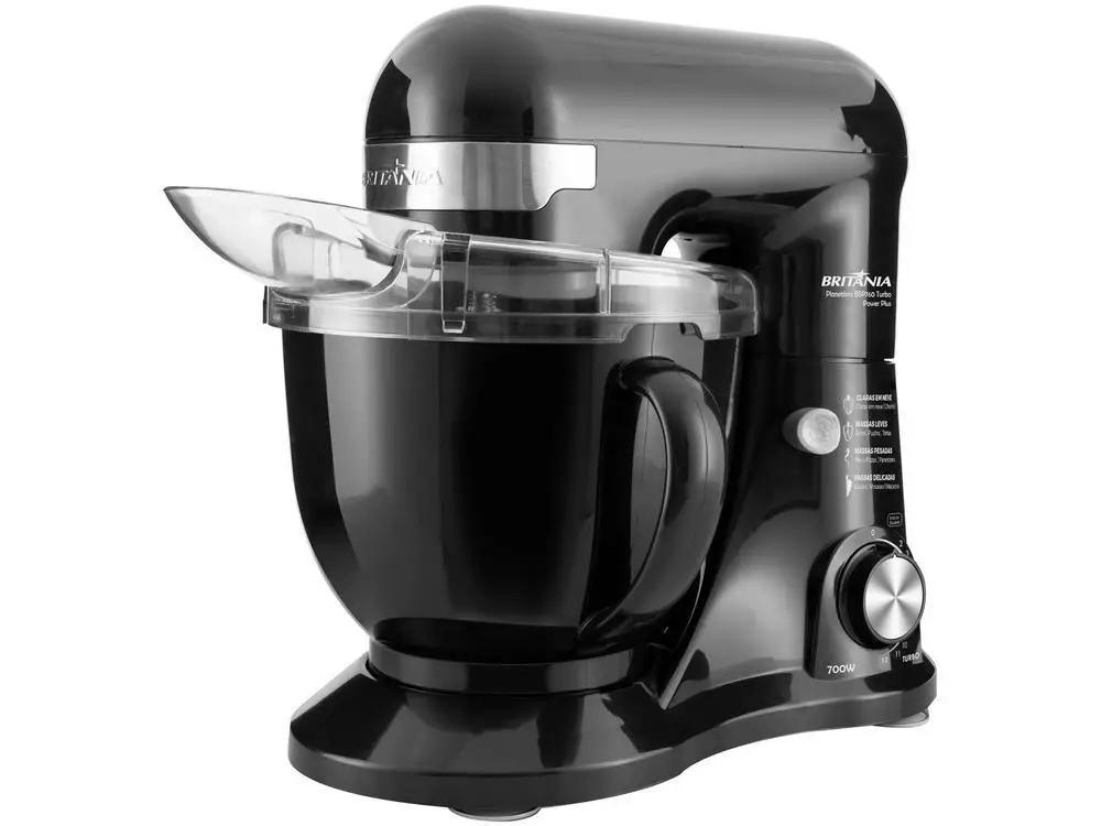 Batedeira Planetária Britânia Preta 700W - 110V