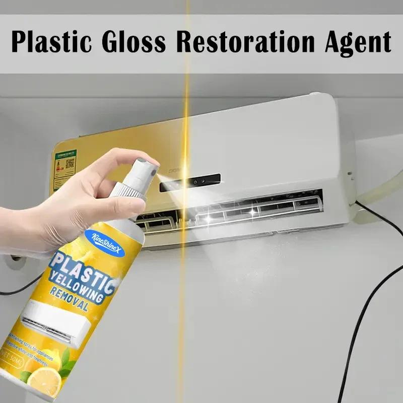 Agente de amarelecimento de plástico forte, remove manchas e oxidação, clareia caixas de aparelhos amarelados, fórmula antioxidante
