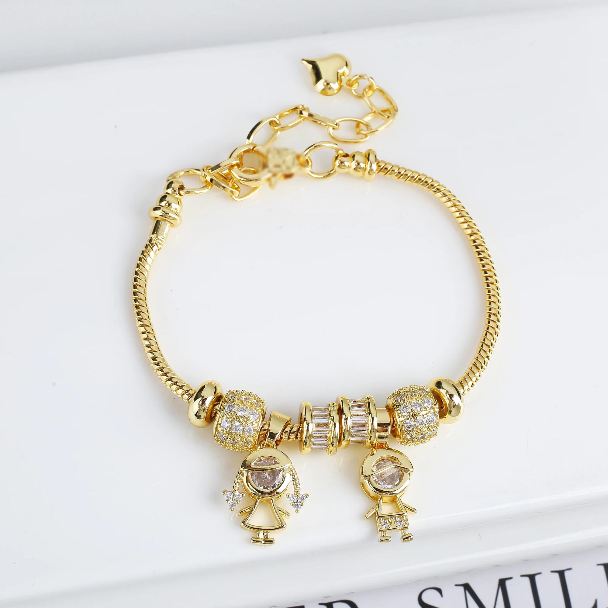 Classic Shiny Zirconia Pulseira Coração para Mulheres, Osso de Serpente, Jóias Ajustáveis, Festa de Luxo, Tema de Meninos e Meninas, 13 Estilos, 2024