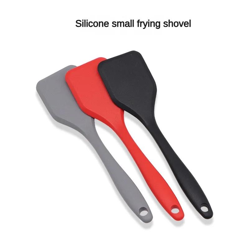 Pá de silicone pequena mini espátula de fritura de grau alimentício Um pacote completo de panela antiaderente Pá de cozinha panela elétrica de cozinha Acessórios de panela de arroz