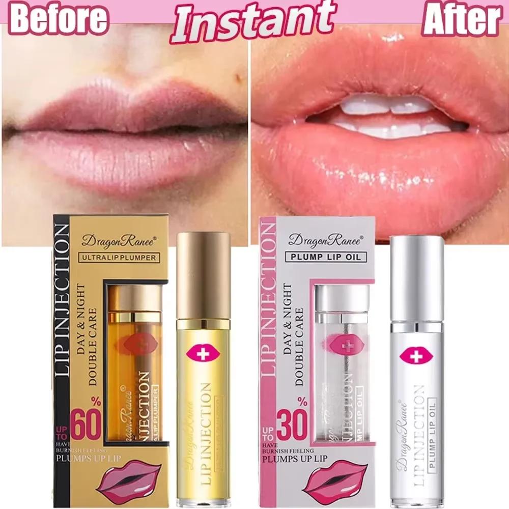 Volumising instantâneo lábio plumper óleo realçador brilho labial soro hidratante anti-rugas batom sexy cuidados com os lábios maquiagem