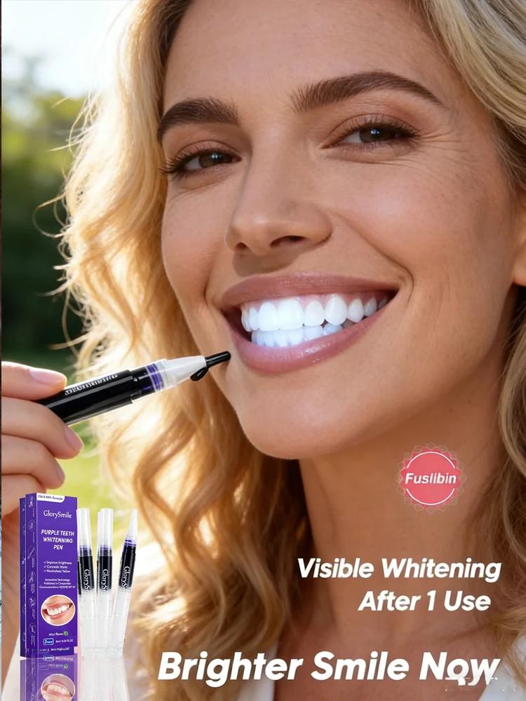 Caneta Clareadora Instantânea Glorysmile V34 para Limpeza de Tártaro e Cuidado com Cáries