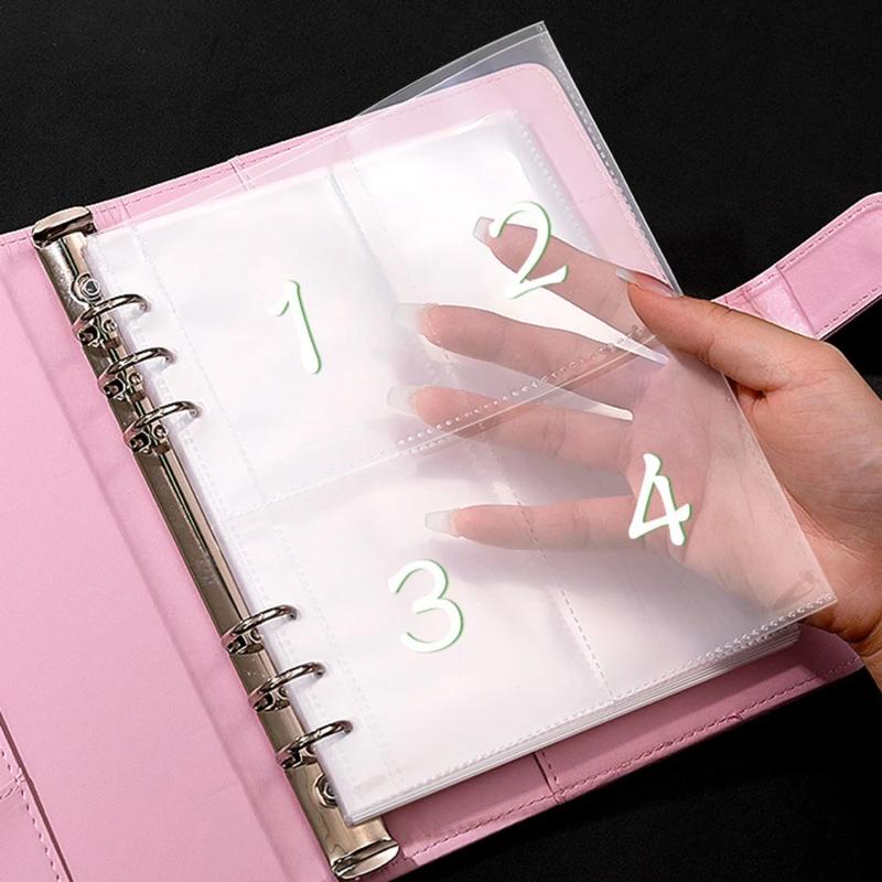 Loose-Leaf Jornal Livro de Poupança Notebook, Desafio 100 Casal Dia, PU Leather, Fivela Magnética, Fazer Dinheiro Livros, Salvar