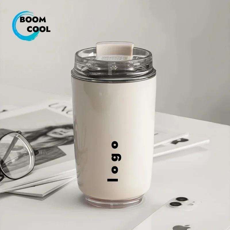 Copo de Bebida de 240ML, Copo Portátil para Viagem, Copo de Aço Inoxidável a Vácuo, à Prova de Vazamentos, Caneca Térmica para Café Quente e Frio, Atacado