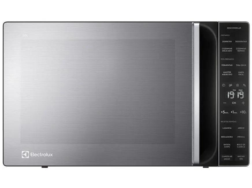 Micro-ondas Electrolux 36L Prata e Preto - 220V