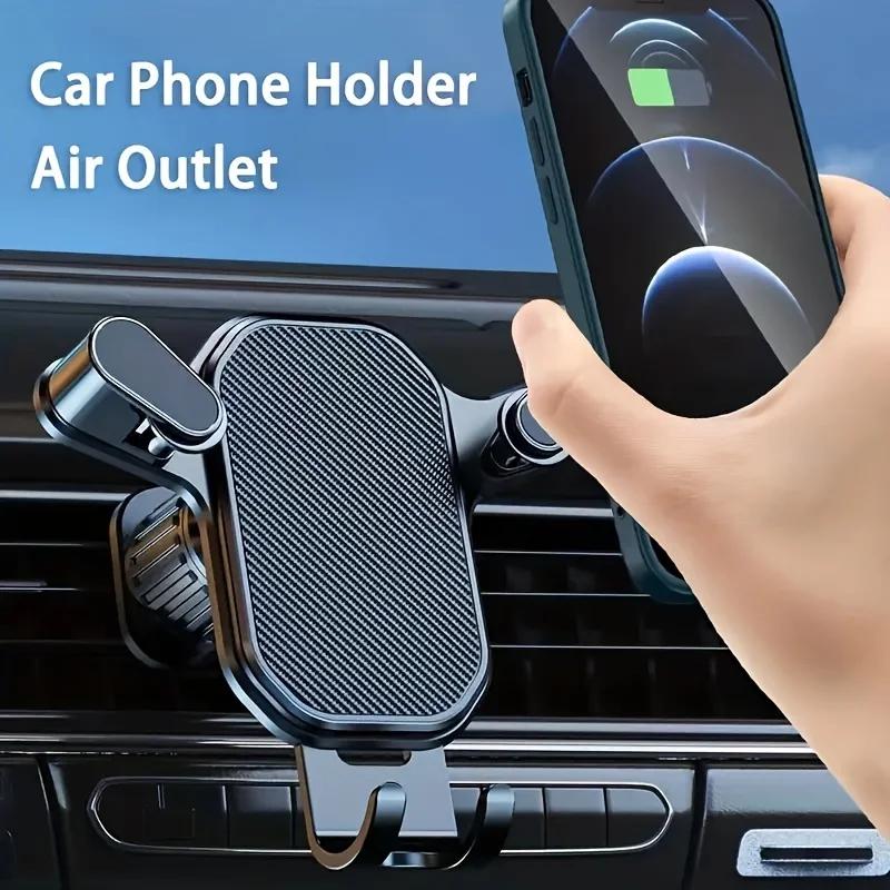 Car Air Vent Phone Holder, Clip Mount, celular móvel Stand, Smartphone, GPS Suporte, 4.7 "-6.7"