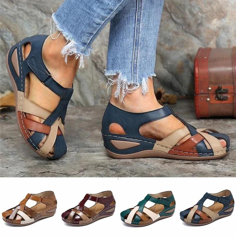 1 pçs novas sandálias femininas quentes verão sapatos frescos design simples confortável leve para o verão praia indoor ao ar livre viagens ect